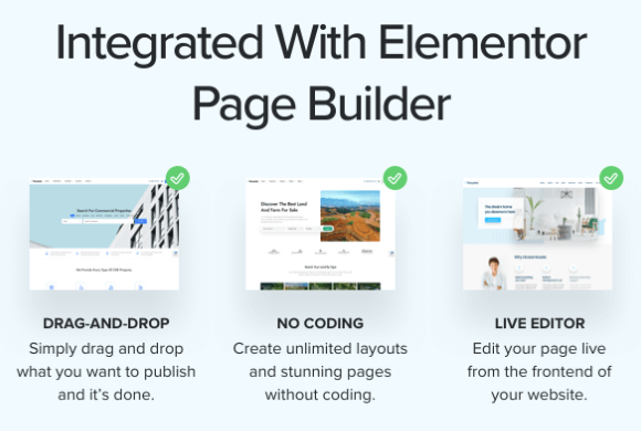 قالب Houzez مدمج مع Elementor Page Builder