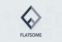 قالب flatsome