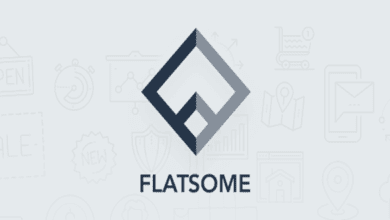 قالب flatsome